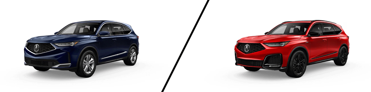 2025 Acura MDX Base vs 2025 Acura MDX A-Spec® Advance